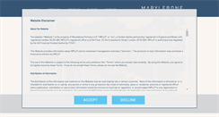 Desktop Screenshot of marylebonepartners.com